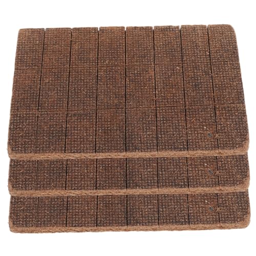 HANABASS 72 Stück BBQ-Anzünder-Wachsblock Outdoor-Starterwürfel Lagerfeuerzubehör Notfallstarter Grill-Feuerstarter Anzünder für Grill Feuerstarterwürfel Feuerstelle Zubehör Holz Hellbraun von HANABASS