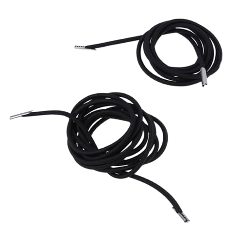 HANABASS 8 Stück Teiliges Elastisches Gummiseil für Liegestuhl Robuste Kordel für Chaiselongue Strapazierfähiges Dehnbares Zubehör Schwarz für Entspanntes Sitzen und Hohe Belastbarkeit von HANABASS