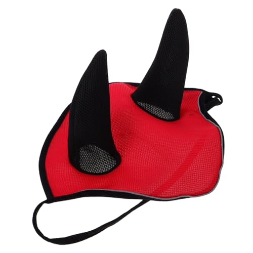 HANABASS Atmungsaktive Netz Pferdemaske Fliegenmaske Für Pferd Ohrenschutzmaske Für Pferde Schutzausrüstung Für Pferdefliegen Pferdeausrüstung Atmungsaktive Ohrenmaske Für Pferde von HANABASS