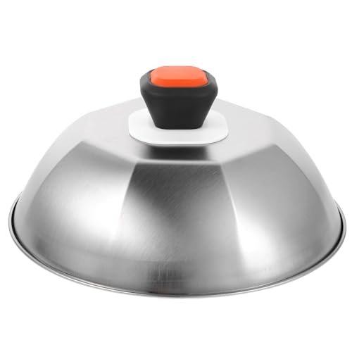 HANABASS BBQ Grillhaube Achtkantige Abdeckung für Outdoor Camping Metall Dämpfhaube für Steaks Pfannen und Woks Robuste Grillabdeckung für Vielseitige Anwendungen von HANABASS