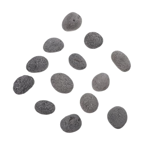 HANABASS Beutel Natürliche Vulkansteine Feuerstelle Steine Wiederverwendbar Hitzebeständig für Gasgrill und Kamin Dekorativ für Innen Außen Garten Party von HANABASS