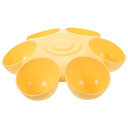 HANABASS Blumentopf Förmiger Mehrzweck Haustier Futternapf aus Kunststoff rutschfest Leicht zu Reinigen als Katzennapf und Mehrfach Futterspender für Katzen und Hunde von HANABASS