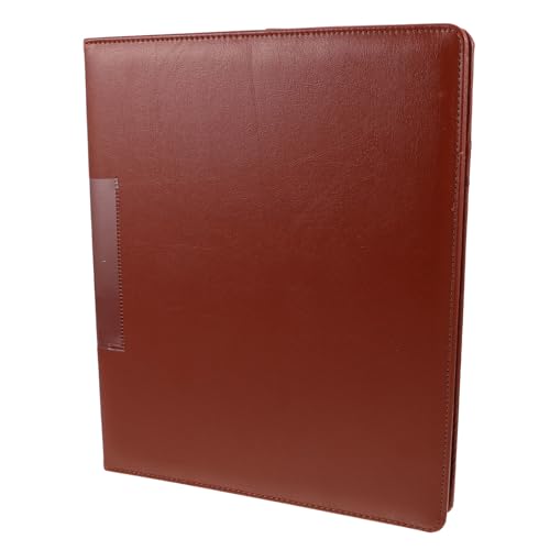 HANABASS Chornotenhalter Notenmappen Für Chor Vintage Ordner Musik Performance Ordner Professioneller Portfolio Notenmappe Für Chor Für Musikproben Braun von HANABASS