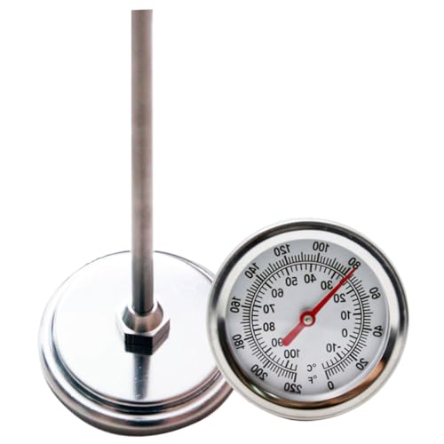 HANABASS Edelstahl Bodenthermometer Kompost Thermometer mit Präziser Sonde Langlebig und Leicht Ablesbar für Garten Kompost und Bodenmessung im Innen Außenbereich HANABASS Edelstahl Bodenthermometer Kompost Thermometer mit Präziser Sonde Langlebig und Leicht Ablesbar für Garten Kompost und Bodenmessung im Innen Außenbereich von HANABASS