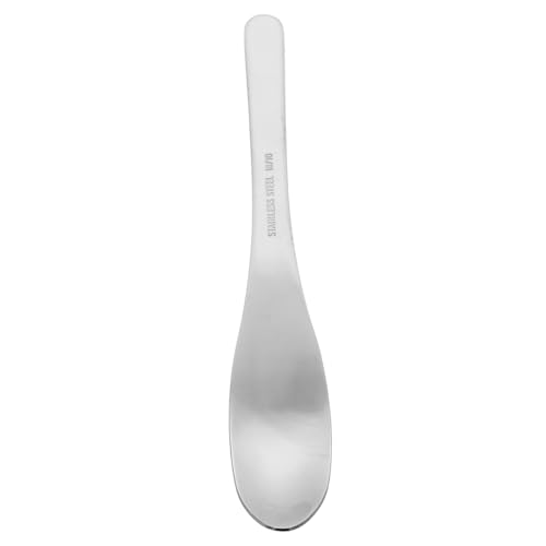 HANABASS Edelstahl Fruit Spoon Rostfrei Multifunktional Löffel für Dessert Kaffee Porridge und Appetizer Langlebig Vielseitig Einsetzbar für Zuhause und Restaurant von HANABASS