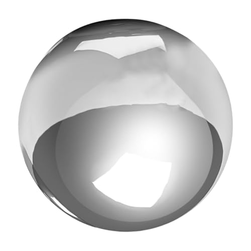 HANABASS Edelstahl Gazing Globe Polierte Reflektierende Kugel Wetterfest Robuste Gartenkugel Für Terrasse Grünfläche Teich Dekorationen Outdoor von HANABASS