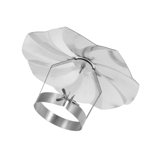 HANABASS Edelstahl Schornsteinkappe Regen Wetterschutz Dachventil Abdeckung für Kaminofen Außenschornstein und Heizkessel Wetterfeste Kaminrohr Haube mit Effizienter Belüftung und Einfache HANABASS Edelstahl Schornsteinkappe Regen Wetterschutz Dachventil Abdeckung für Kaminofen Außenschornstein und Heizkessel Wetterfeste Kaminrohr Haube mit Effizienter Belüftung und Einfache von HANABASS