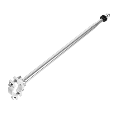 HANABASS Einstellbarer Edelstahl Fahnenmast Halterung für Motorrad und Fahrrad Robust Korrosionsbeständig Verstellbare Höhe Stilvolles Design für Außenbereich von HANABASS