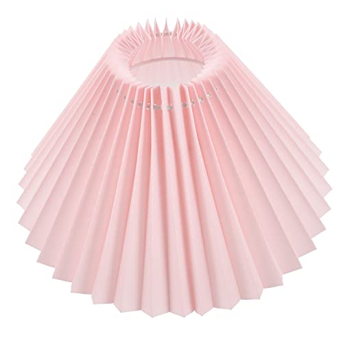 HANABASS Eleganter Lampenschirm Rosa Plissee Lampenabdeckung für Tischlampe Stehlampe und Wandleuchte Vielseitiges Accessoire für Sanftes Licht und Moderne Einrichtung HANABASS Eleganter Lampenschirm Rosa Plissee Lampenabdeckung für Tischlampe Stehlampe und Wandleuchte Vielseitiges Accessoire für Sanftes Licht und Moderne Einrichtung von HANABASS