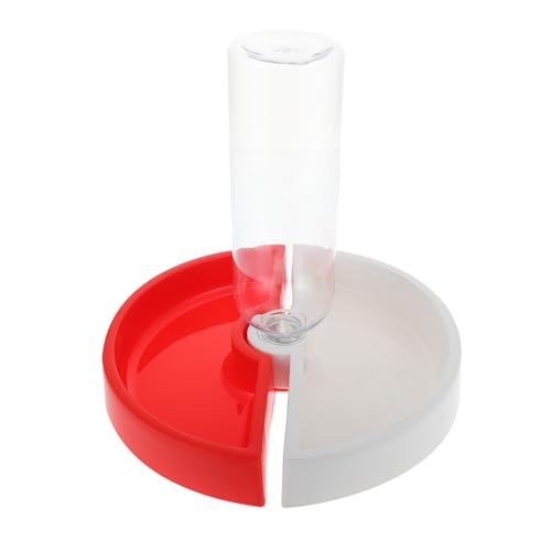 HANABASS Farbiger Katzennapf aus Stabilem Abnehmbar und rutschfest Automatischer Wasserspender für Katzen und Hunde Kreative Doppelnapf Lösung für Einfache Reinigung und Stabile Nutzung von HANABASS