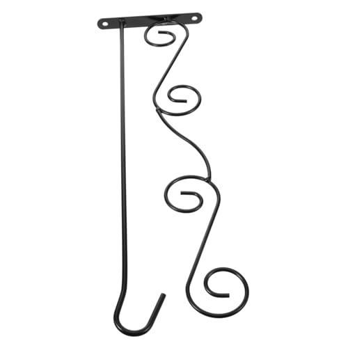 HANABASS Garten Flaggenhalter Wandmontage Gartenfahnenhalter Outdoor Gartenflaggenständer für Deko Vogelhäuschen Laternen Hängend von HANABASS