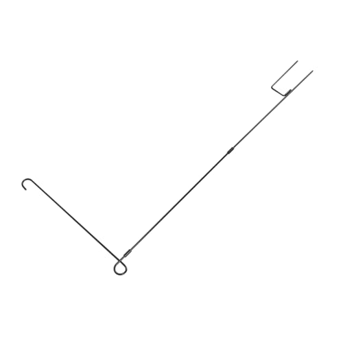 HANABASS Gartenflaggenhalter Teilig Robustem Material Wetterfeste Fahnenmast Clips Einfache Stabiler Gartenflaggenständer für Standard Gartenflaggen Windfest für Outdoor und Indoor Nutzung von HANABASS