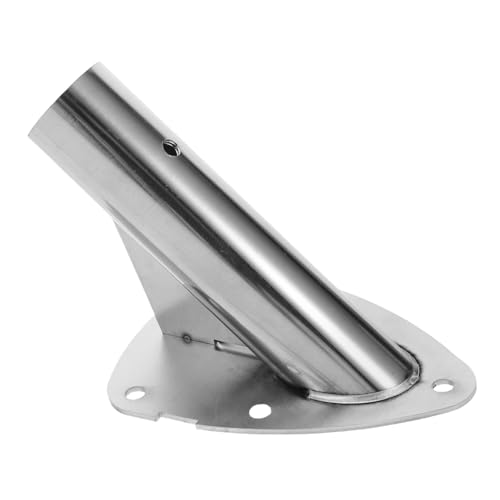 HANABASS Heavy Duty Outdoor Flag Pole Holder aus Rostfreiem Metall Verstärkte Basis mit Schräger Einsteckfunktion Wetterfest und Langlebig Wand Lichtmastmontage für Balkon Veranda und HANABASS Heavy Duty Outdoor Flag Pole Holder aus Rostfreiem Metall Verstärkte Basis mit Schräger Einsteckfunktion Wetterfest und Langlebig Wand Lichtmastmontage für Balkon Veranda und von HANABASS