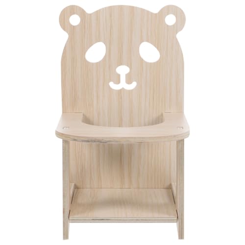 HANABASS Hochstuhl für Haustiere, Meerschweinchen, Chinchilla-Spielzeug, Miniaturstuhl, Käfigzubehör, glatte Oberfläche von HANABASS