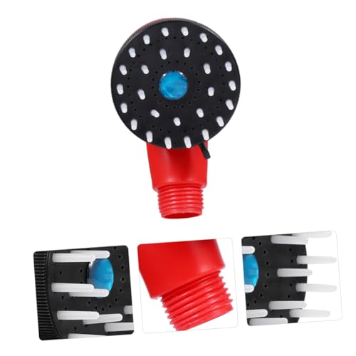 HANABASS Hunde Duschsprayer mit Massagefunktion Pet Shower Sprayer für Effektive und Entspanntes Baden Rot für Hunde mit Langem Mittellangem und Kurzem Fell von HANABASS