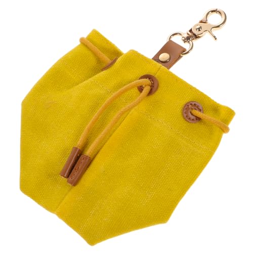 HANABASS Hundeleckerli Beutel aus Hochwertigem Filz mit Zugverschluss Tragbarer Snackbeutel für Hundetraining und Praktischer Futterbeutel für Outdoor und Haustierbedarf Gelb HANABASS Hundeleckerli Beutel aus Hochwertigem Filz mit Zugverschluss Tragbarer Snackbeutel für Hundetraining und Praktischer Futterbeutel für Outdoor und Haustierbedarf Gelb von HANABASS