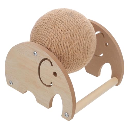 HANABASS Katzenkratzball aus Robustem Sisal Handgewickelt Drehbar mit Einzigartigem Hohlraum Design Fördert Krallenpflege und Bewegung Interaktives Katzenspielzeug für Kätzchen und Kleine HANABASS Katzenkratzball aus Robustem Sisal Handgewickelt Drehbar mit Einzigartigem Hohlraum Design Fördert Krallenpflege und Bewegung Interaktives Katzenspielzeug für Kätzchen und Kleine von HANABASS
