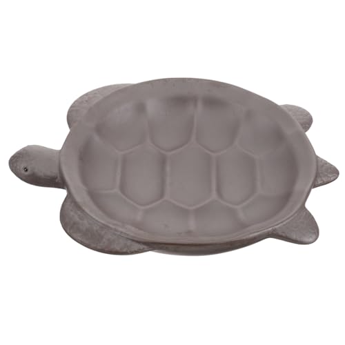 HANABASS Keramik Pflanzenuntersetzer Schildkrötenform Langlebiges Pflanztablett für Bonsai Wasserdichtes Blumentopf Tablett zur Boden und Schreibtischschutz Übertopf Zubehör von HANABASS