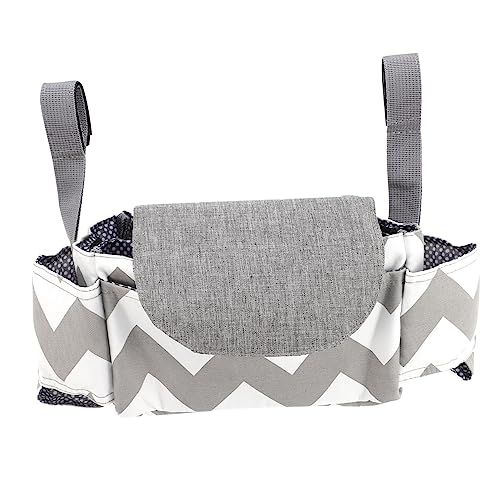 HANABASS Kinderwagen Organizer Tasche Wasserabweisend Multifunktional mit Flaschenhalter und Großer Kapazität für Babypram Zubehör Einfache Montage Praktisches Aufbewahrungstasche für HANABASS Kinderwagen Organizer Tasche Wasserabweisend Multifunktional mit Flaschenhalter und Großer Kapazität für Babypram Zubehör Einfache Montage Praktisches Aufbewahrungstasche für von HANABASS