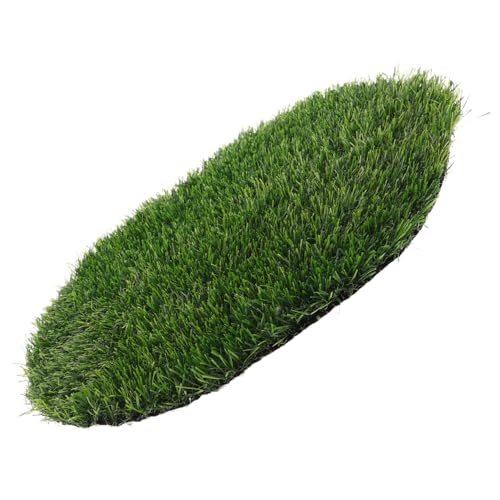 HANABASS Künstliche Grassmatte für Garten und Balkon Runde Kunstrasenfliesen Wetterfest und Pflegeleicht für Tischdekoration und Outdoor Zufällige Farbe Zufällige Farbe von HANABASS