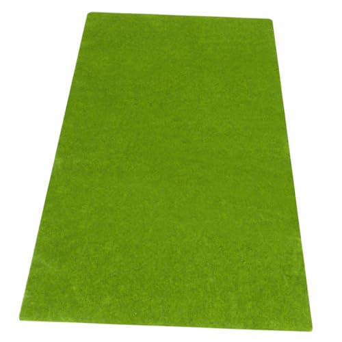 HANABASS Künstliche Rasenmatte Lifelike DIY Landschaftsdeko für Sandtische und Modelleisenbahnen für Miniatur Gartenprojekte Langlebig und Installieren von HANABASS