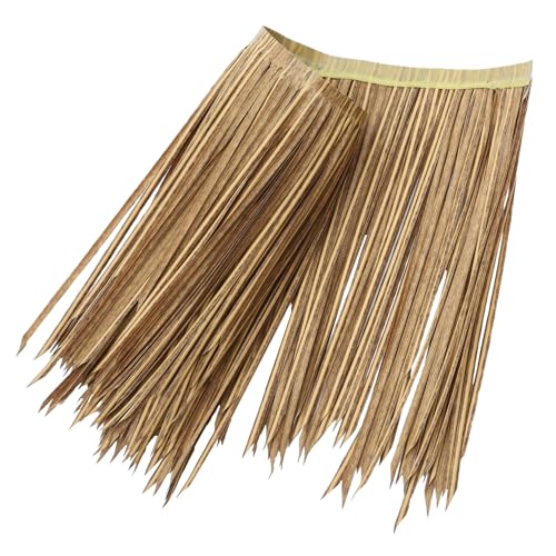 HANABASS Künstliche Strohdachplatten Pe Simuliertes Reetdach für Garten Terrasse und Wartungsfrei zu Installieren Lebensnahe für DIY Projekte Block HANABASS Künstliche Strohdachplatten Pe Simuliertes Reetdach für Garten Terrasse und Wartungsfrei zu Installieren Lebensnahe für DIY Projekte Block von HANABASS