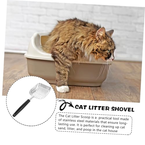 HANABASS Metall Katzenstreuschaufel mit Komfortablem Griff Langlebig und Formbeständig Effektives Reinigungstool für Katzenstreuarten Einfache Handhabung und Hygienische Nutzung für HANABASS Metall Katzenstreuschaufel mit Komfortablem Griff Langlebig und Formbeständig Effektives Reinigungstool für Katzenstreuarten Einfache Handhabung und Hygienische Nutzung für von HANABASS
