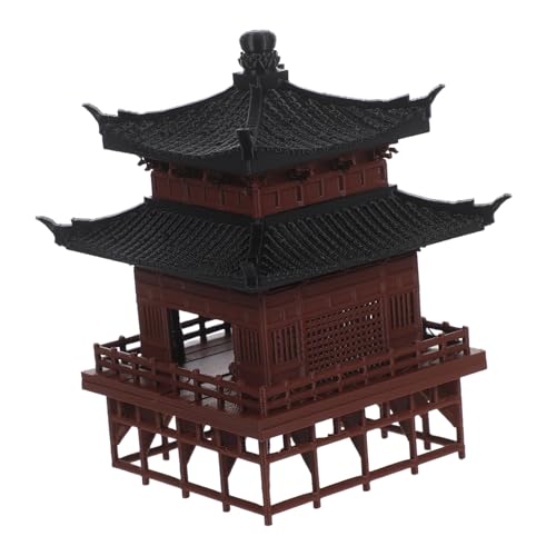 HANABASS Miniatur Pavillon Modell Chinesische Architektur Skulptur Aquarium Dekoration Feine Detailgetreue Asiatische Garten Bonsai Ornament Kunstvolle Wohnraumgestaltung HANABASS Miniatur Pavillon Modell Chinesische Architektur Skulptur Aquarium Dekoration Feine Detailgetreue Asiatische Garten Bonsai Ornament Kunstvolle Wohnraumgestaltung von HANABASS