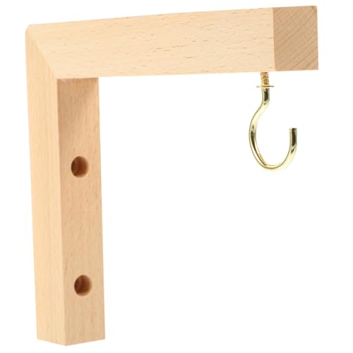HANABASS Outdoor Wandhaken aus Buchenholz Rustikale Pflanzenhalterung mit Starker Tragkraft Wandmontage für Blumentöpfe Hängekörbe Windspiele und Gartendeko Platzsparend und Installieren HANABASS Outdoor Wandhaken aus Buchenholz Rustikale Pflanzenhalterung mit Starker Tragkraft Wandmontage für Blumentöpfe Hängekörbe Windspiele und Gartendeko Platzsparend und Installieren von HANABASS