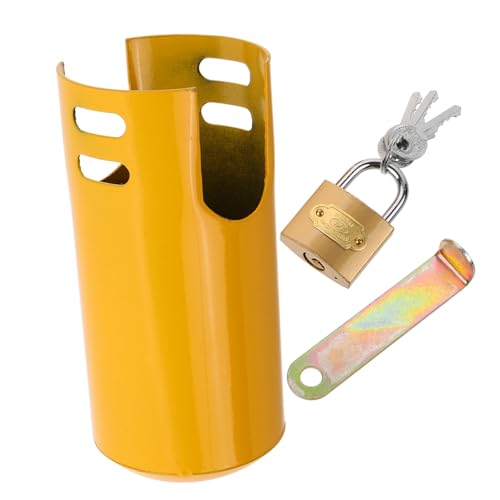 HANABASS Outdoor Wasserhahn Schutzabdeckung mit Schloss Frostschutz Langlebig Vielseitig Einsetzbar für Außenwasserhahn Effektiver Diebstahlschutz Robustes Material Passform HANABASS Outdoor Wasserhahn Schutzabdeckung mit Schloss Frostschutz Langlebig Vielseitig Einsetzbar für Außenwasserhahn Effektiver Diebstahlschutz Robustes Material Passform von HANABASS