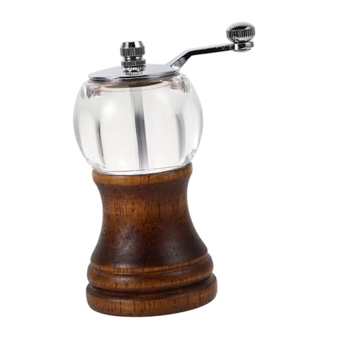 HANABASS Pfeffermühle Mit Kurbelgriff Manuelle Mini- Für Pfeffer Kaffeebohnen Und Getreide Tragbar Für Küche Grillen Und Camping Im Freien von HANABASS