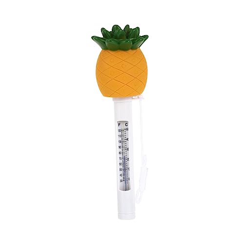 HANABASS Pineapple Schwimmendes Poolthermometer Cartoon Poolthermometer für Präzise Temperaturmessung Fahrenheit und Celsius für Pools Spas und Aquarien HANABASS Pineapple Schwimmendes Poolthermometer Cartoon Poolthermometer für Präzise Temperaturmessung Fahrenheit und Celsius für Pools Spas und Aquarien von HANABASS