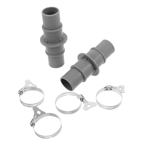 HANABASS Poolschlauchadapter mit Handgriffschellen Schwimmbadreinigungsspezifisch Stabiles Langlebiges Verbindungselement für Saugerschläuche und Filterpumpen HANABASS Poolschlauchadapter mit Handgriffschellen Schwimmbadreinigungsspezifisch Stabiles Langlebiges Verbindungselement für Saugerschläuche und Filterpumpen von HANABASS