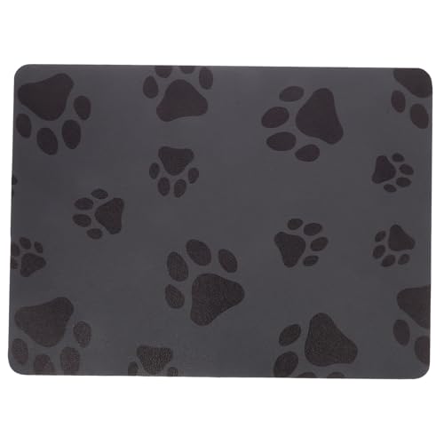 HANABASS Pu silikat pet futtermatte Saugfähige wasserdichte rutschfeste Futternapf unterlage für Hunde und Katzen Schnell Trocknend Faltbar Leicht zu Reinigen Schmutzabweisend Platzsparend von HANABASS