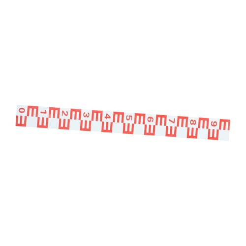 HANABASS Reflektierendes Wasserstandsmessband Selbstklebend PVC Wasserstandsanzeiger Pool Geeignet Klare Markierungen Einfache Anbringung von HANABASS