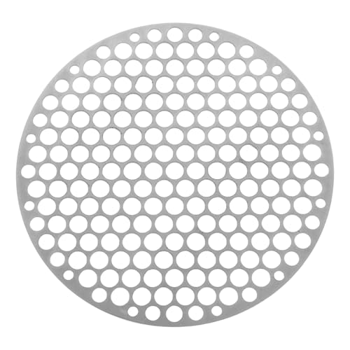 HANABASS Runder Grillrost aus Edelstahl Robustes Bbq Grillgitter für Gleichmäßiges Grillen von Fleisch Gemüse Fisch für Outdoor grill Camping und Gasgrill Nutzung von HANABASS