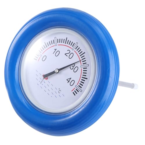 HANABASS Schwimmendes Poolthermometer Wasserthermometer mit Großem Display Schnelles Ablesen Flexibel Handlich Geeignet für Schwimmbecken und Badewannen Präzise Wassertemperaturmessung von HANABASS