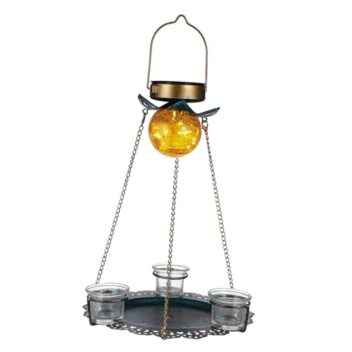 HANABASS Solarbetriebene Hängende Vogel Futterstation mit Wassertränke Wetterfester Futterschale für Wildvögel Robustes Vogelbad für Garten und Terrasse mit Integrierter Solarlampe HANABASS Solarbetriebene Hängende Vogel Futterstation mit Wassertränke Wetterfester Futterschale für Wildvögel Robustes Vogelbad für Garten und Terrasse mit Integrierter Solarlampe von HANABASS