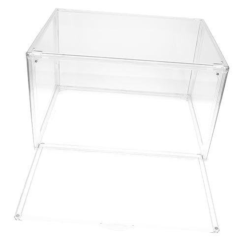 HANABASS Transparente Stapelbare Aufbewahrungsbox Aus Acryl Für Bücher Und Utensilien Für Büro Zuhause Und Klassenzimmer Vielseitig Einsetzbar Und Platzsparend von HANABASS