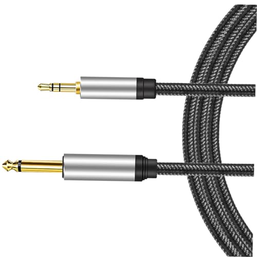HANABASS Stereo Kabel Trs Gitarren Audio Kabel Goldbeschichtete Stecker Hochwertige Verbindung für Gitarren und Audio Geräte für Musiker und Tontechniker HANABASS Stereo Kabel Trs Gitarren Audio Kabel Goldbeschichtete Stecker Hochwertige Verbindung für Gitarren und Audio Geräte für Musiker und Tontechniker von HANABASS