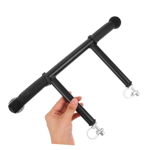 HANABASS Stroller Handle Extender Rutschgriff Verstellbar Ergonomisch für Eltern Leichtes Design Komfortsteigerung Sicherer Stilvolles Schwarzes Zubehör für Kinderwagen von HANABASS