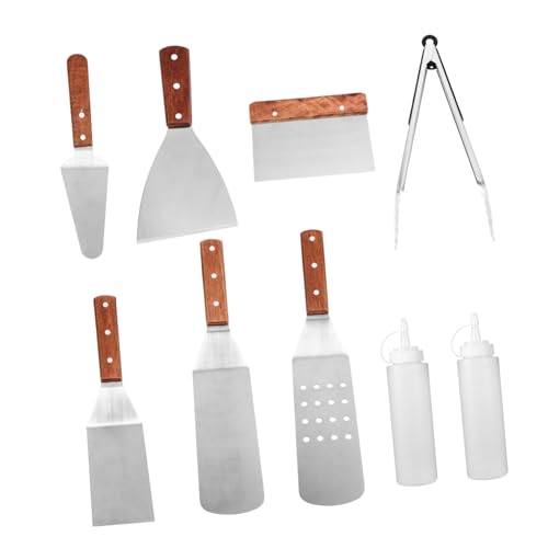 HANABASS Teiliges BBQ Grillbesteck Set aus Edelstahl Robustes und Vielseitiges Grillzubehör Inklusive Pfannenwender für Fisch Eier und Pfannkuchen Langlebig und Praktisch für Outdoor HANABASS Teiliges BBQ Grillbesteck Set aus Edelstahl Robustes und Vielseitiges Grillzubehör Inklusive Pfannenwender für Fisch Eier und Pfannkuchen Langlebig und Praktisch für Outdoor von HANABASS