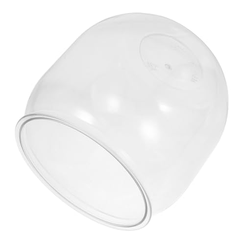 HANABASS Transparenter Kleiner Fischtank für Schreibtisch Unzerbrechlich aus Kunststoff Modernes Aquarium für Goldfische Pflegeleichtes Desktop Aquarium für Home Office Dekoration von HANABASS