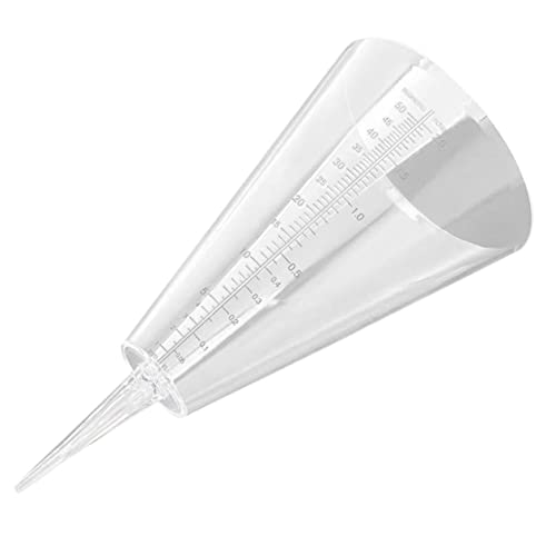 HANABASS Transparenter Konischer Regenmesser mit Erdspieß Einfach Ablesbar Wetterfest Praktische Niederschlagsmessung für Garten und Außenbereich Leicht zu Installieren und Entfernen HANABASS Transparenter Konischer Regenmesser mit Erdspieß Einfach Ablesbar Wetterfest Praktische Niederschlagsmessung für Garten und Außenbereich Leicht zu Installieren und Entfernen von HANABASS