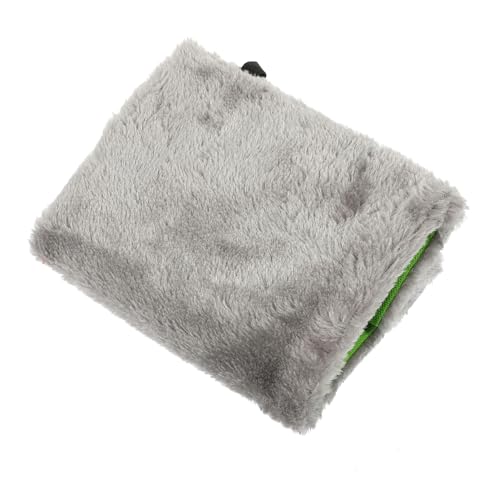 HANABASS Warme Dreieckige Vogelhängematte aus Weichem Plüsch mit Dicker Baumwollfüllung Geeignet als Winterbett und Schlafplatz für Papageien Nagetiere und Kleine Vögel im Käfig Einfach von HANABASS