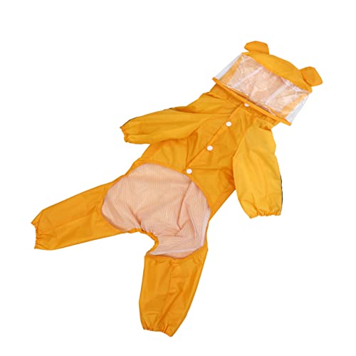 HANABASS Wasserdichter Hunderegenmantel mit Niedlichem Bienen Design Leichter Atmungsaktiver Regenmantel für Kleine und Mittelgroße Hunde Einfach Anzuziehen für bei Regenwetter HANABASS Wasserdichter Hunderegenmantel mit Niedlichem Bienen Design Leichter Atmungsaktiver Regenmantel für Kleine und Mittelgroße Hunde Einfach Anzuziehen für bei Regenwetter von HANABASS