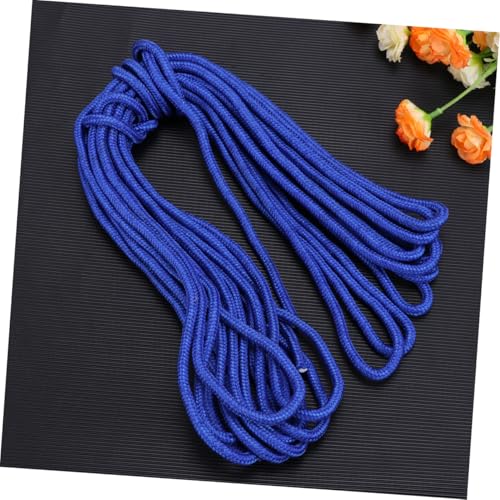 HANABASS Wetterfestes Nylon Flaggenmastseil Langlebig Reißfest Wetterbeständig Ersatzseil für Fahnenmast Innen Außen in Blau von HANABASS