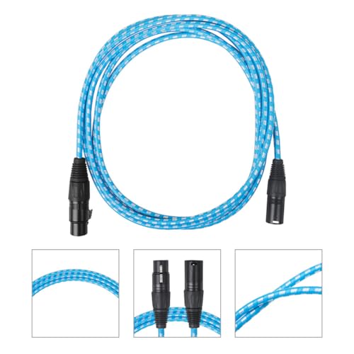 HANABASS Xlr Kabel Mikrofonkabel mit Geräuschreduzierender Technologie Geeignet für Gitarren Mikrofone und Lautsprecher Stilvollem Design von HANABASS