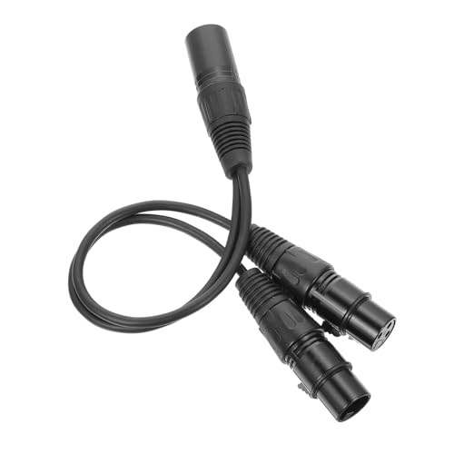 HANABASS Xlr Mikrofonkabel Männlich Weiblich Audiokabel Splitter für Lautsprechersysteme Schwarz Langlebig Flexibel mit Robustem Stecker HANABASS Xlr Mikrofonkabel Männlich Weiblich Audiokabel Splitter für Lautsprechersysteme Schwarz Langlebig Flexibel mit Robustem Stecker von HANABASS