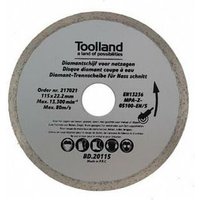 Diamant-trennscheibe - 180 mm x 22.2 mm von TOOLLAND